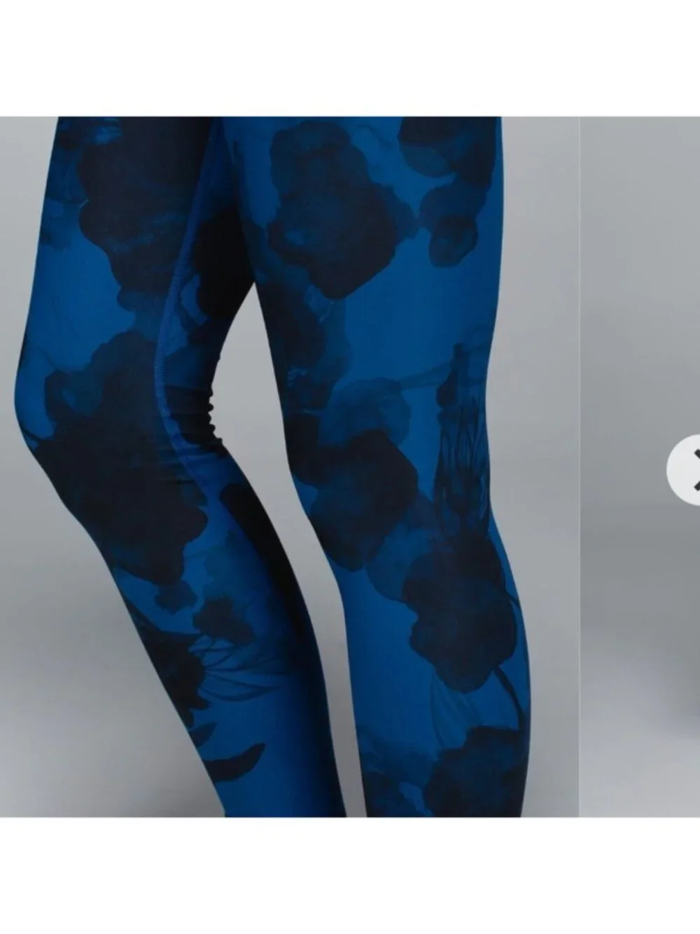 Lululemon Wunder Under Pant *Full-On Luxtreme Jumbo Inky Floral Black Inkwell